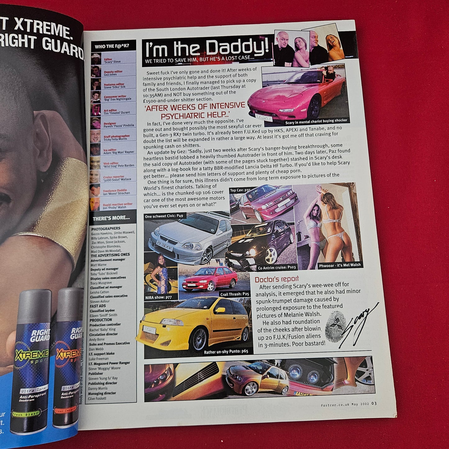 FAST CAR Magazine May 2002 (1305) MELANIE WALSH Pugnacious Peugeot Max Power Era