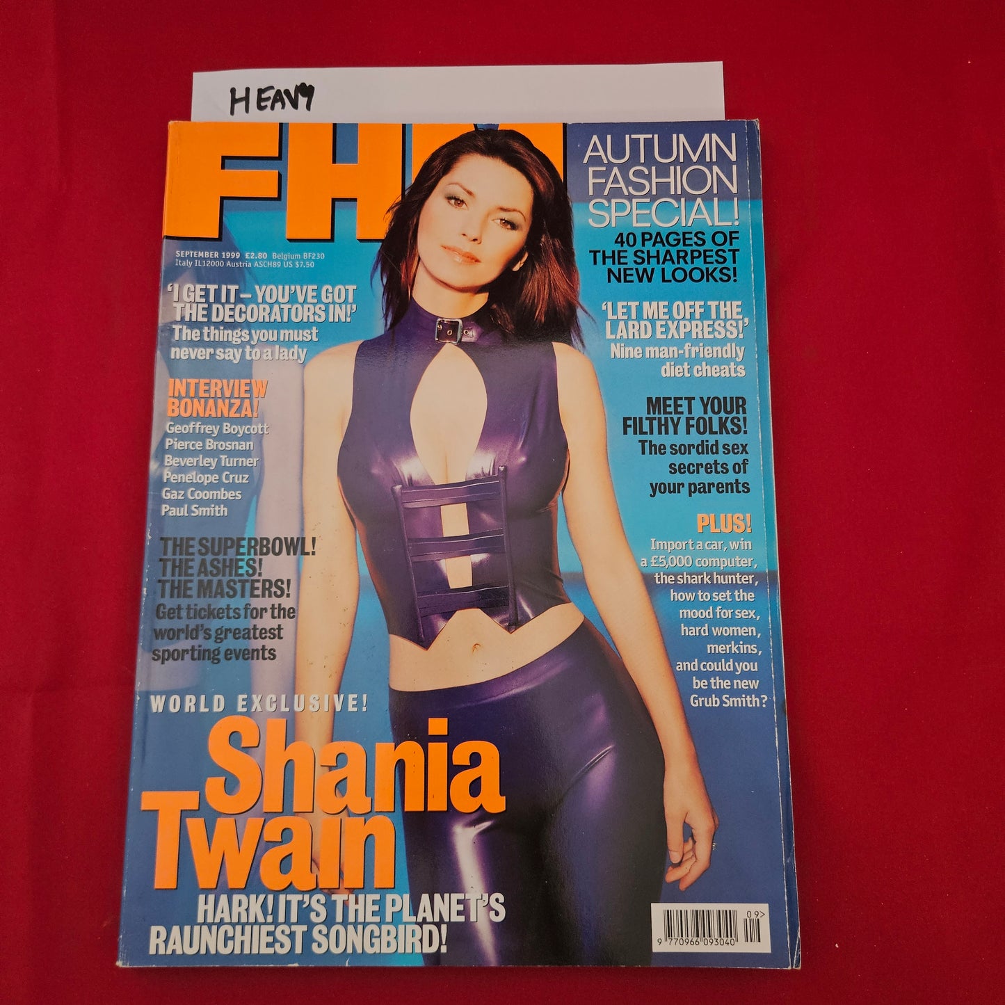 FHM Magazine September 1999 (1306) SHANIA TWAIN Jaime Pressly Destiny's Child