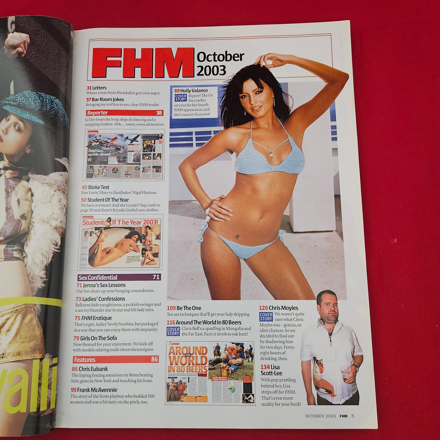 FHM Magazine October 2003 (1306) HOLLY VALANCE Rachel Hunter Lisa Scott-Lee