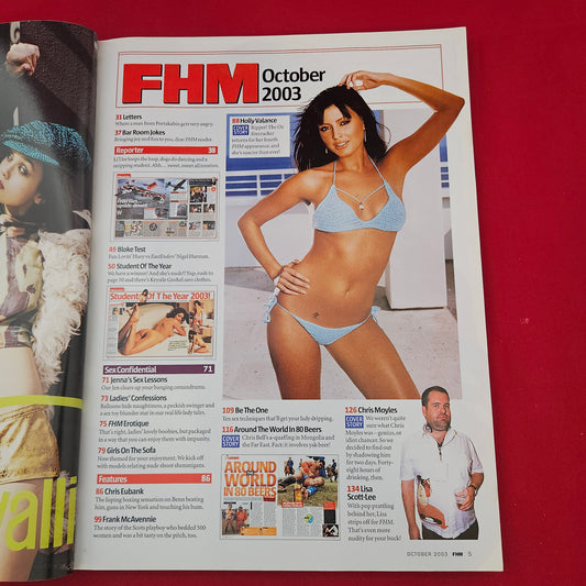 FHM Magazine October 2003 (1306) HOLLY VALANCE Rachel Hunter Lisa Scott-Lee