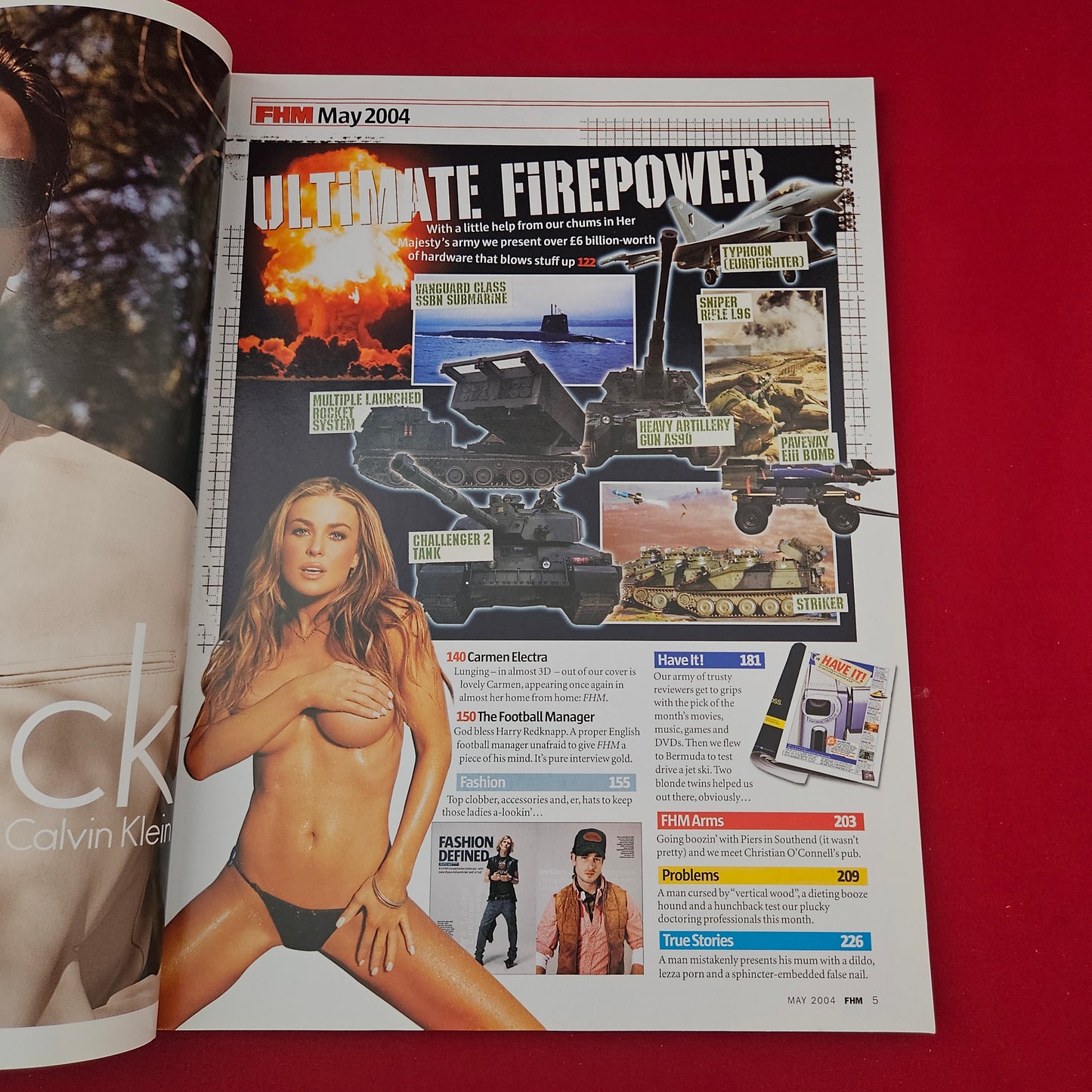 FHM Magazine May 2004 (1306) CARMEN ELECTRA Jodie Marsh Christina Milian