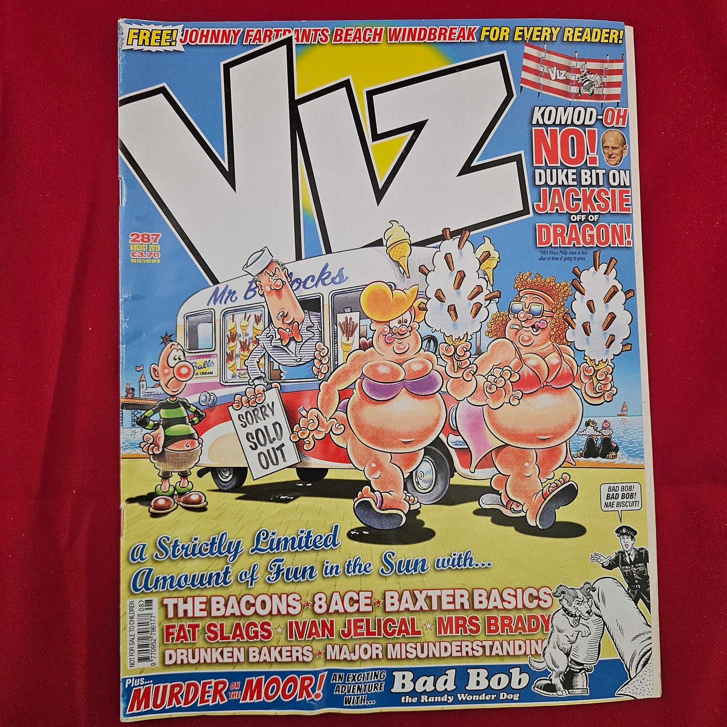VIZ Comic Magazine Issue 287 August 2019 (1305) Fat Slags Prince Philip Spoof