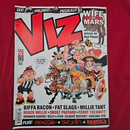 VIZ Comic Magazine Issue 226 June/July 2013 (1305) Biffa Bacon Wife On Mars
