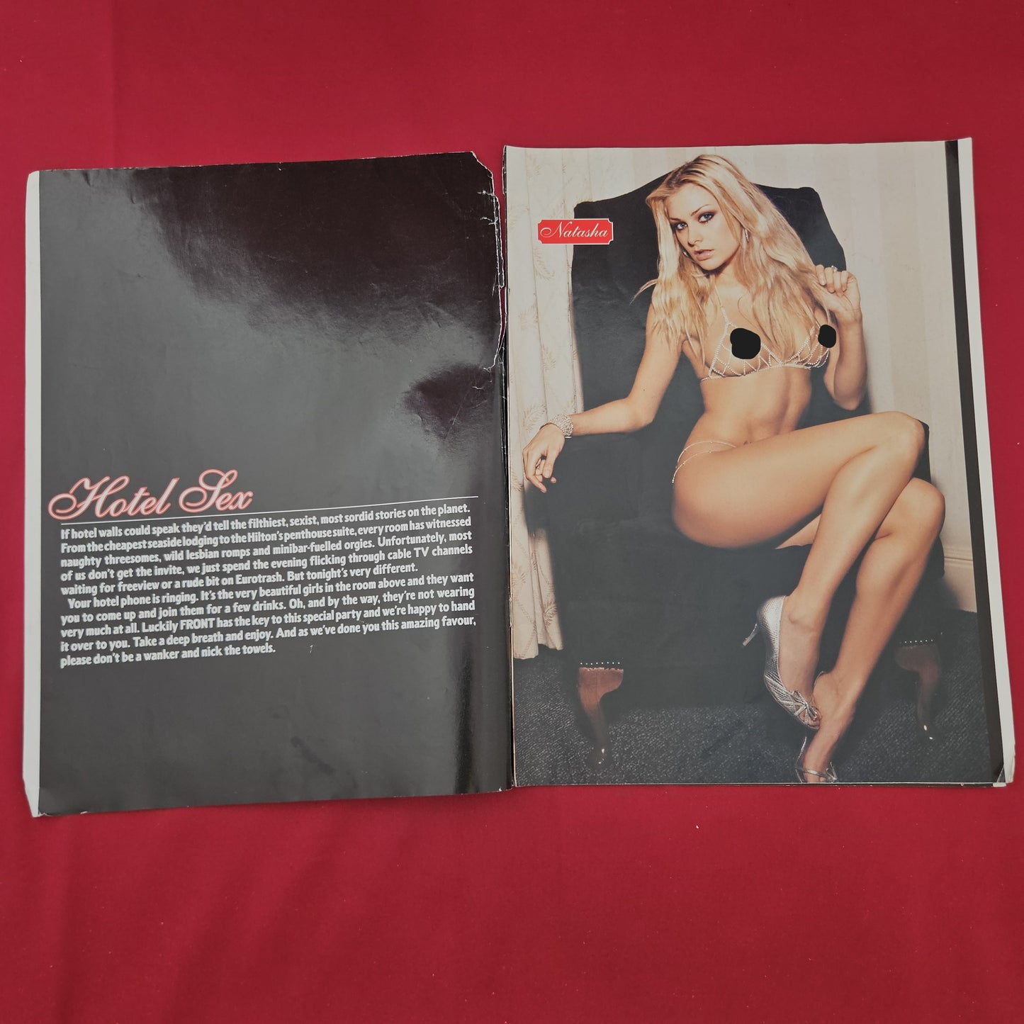 FRONT Magazine Hotel Supplement Booklet (1308) Natasha Jerri Glamour Models