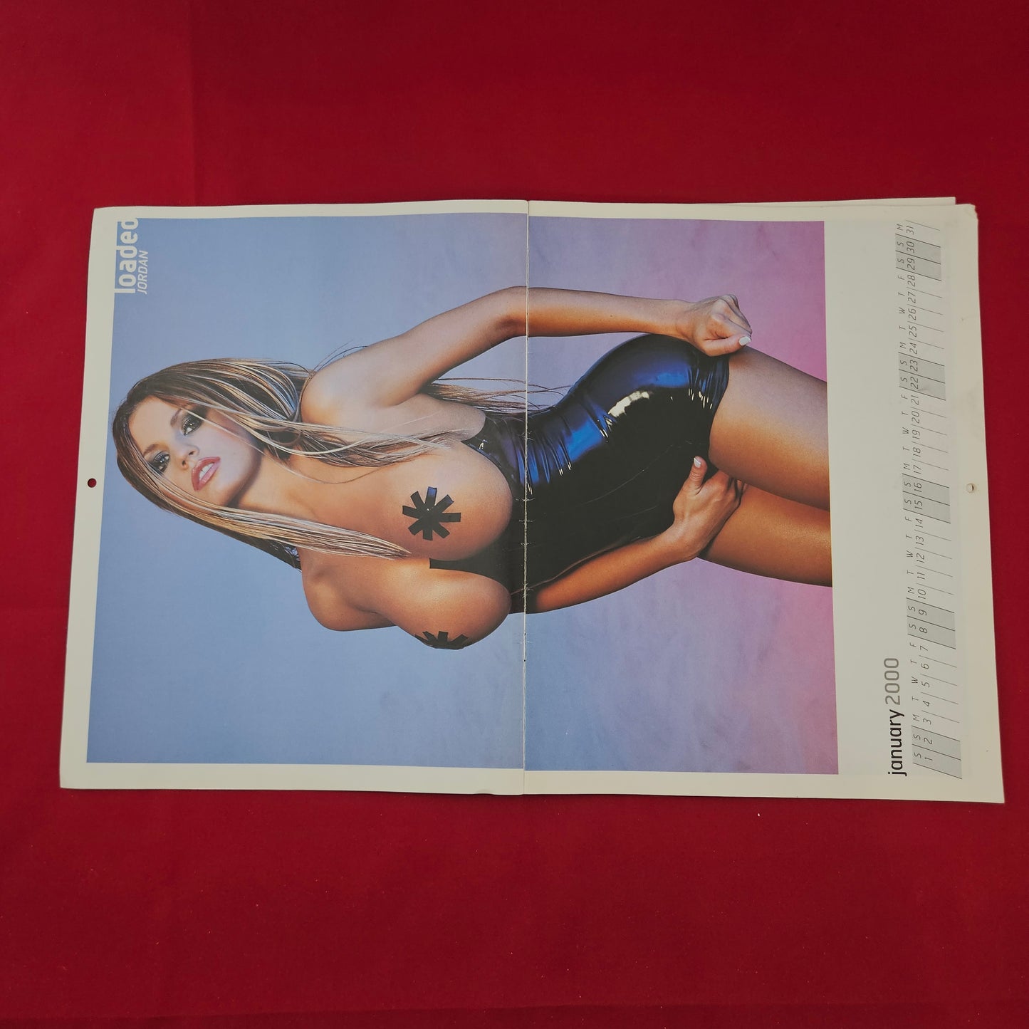 LOADED 2000 Calendar Magazine Booklet (1308) Jordan Katie Price Bob Carlos Clarke