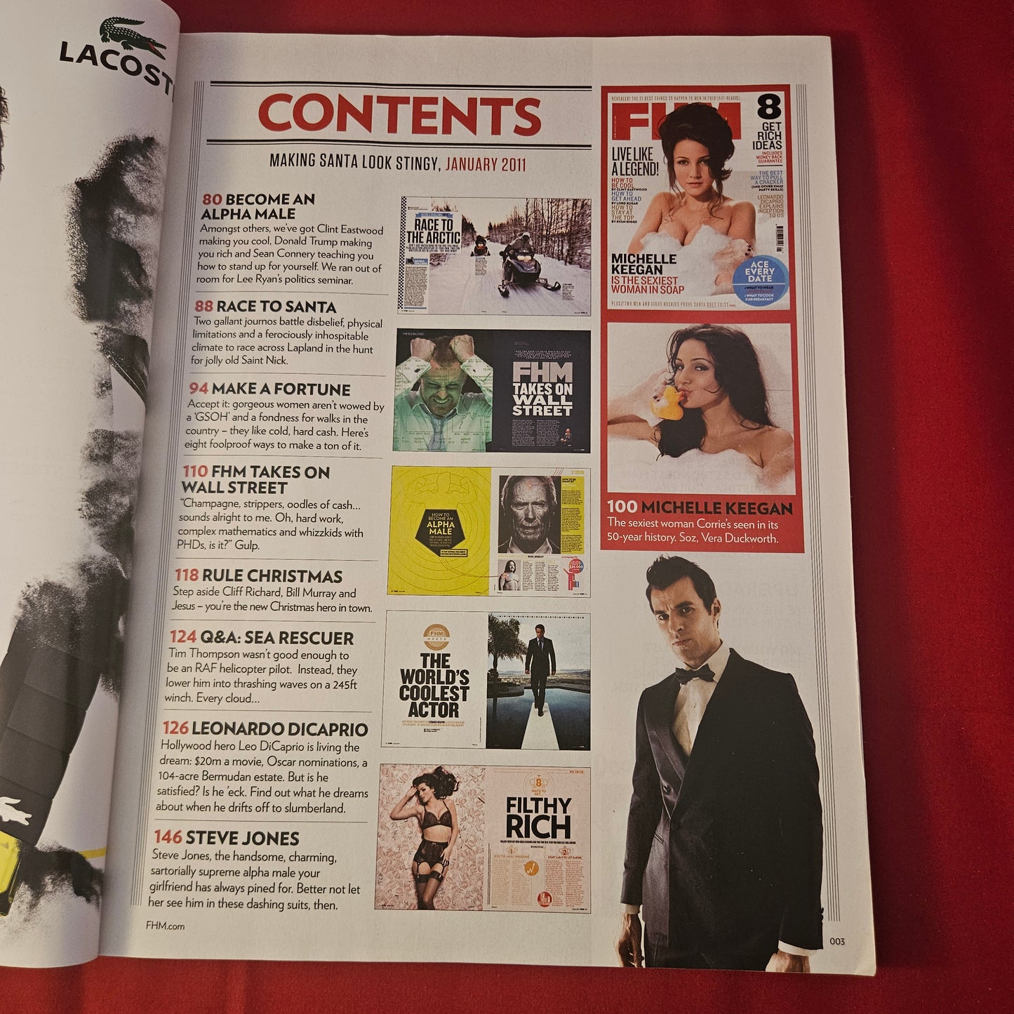 FHM Magazine January 2011 (1309) MICHELLE KEEGAN Coronation Street Lads Mag