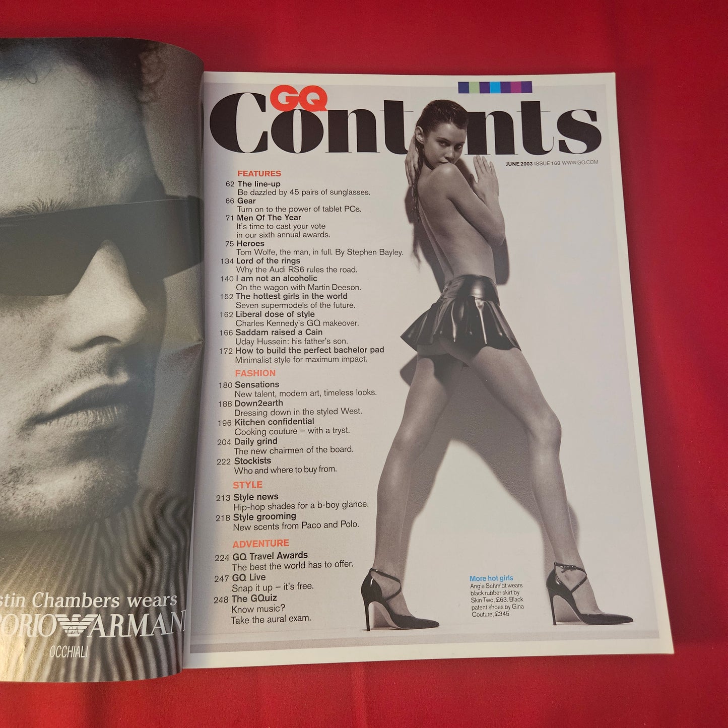 British GQ Magazine June 2003 (1311) Irene Bagach Angie Schmidt Boris Johnson