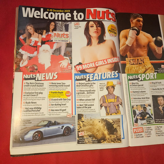 Nuts Magazine 4-10 December 2009 (1312) Eva Lucy Pinder Poster Sophie Reade Rosie Jones
