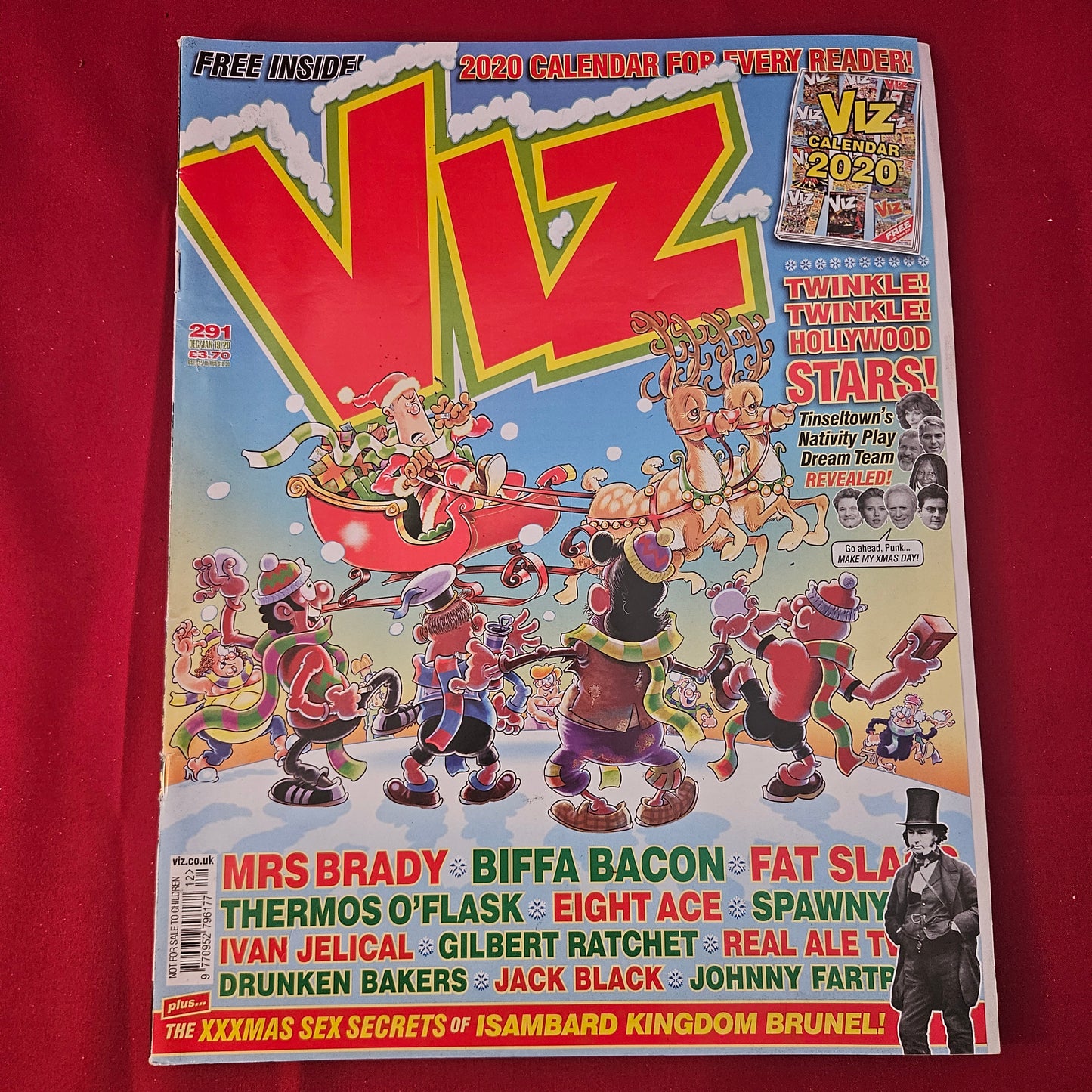 Viz Comic Magazine Issue 291 Dec/Jan 2020 (1314) WITH 2020 CALENDAR! Biffa Bacon