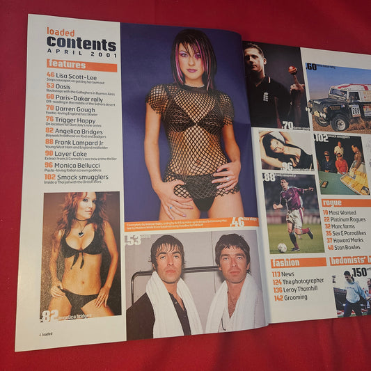 Loaded Magazine April 2001 (1315) LISA SCOTT-LEE Monica Bellucci Angelica Bridges