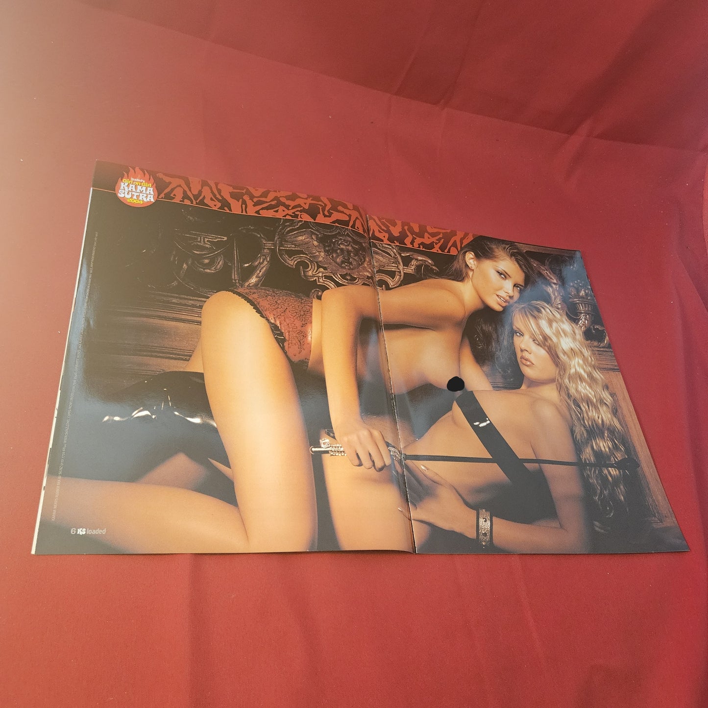 Loaded Magazine Supplement Girl on Girl KAMA SUTRA 2004 (1315) Glamour Models