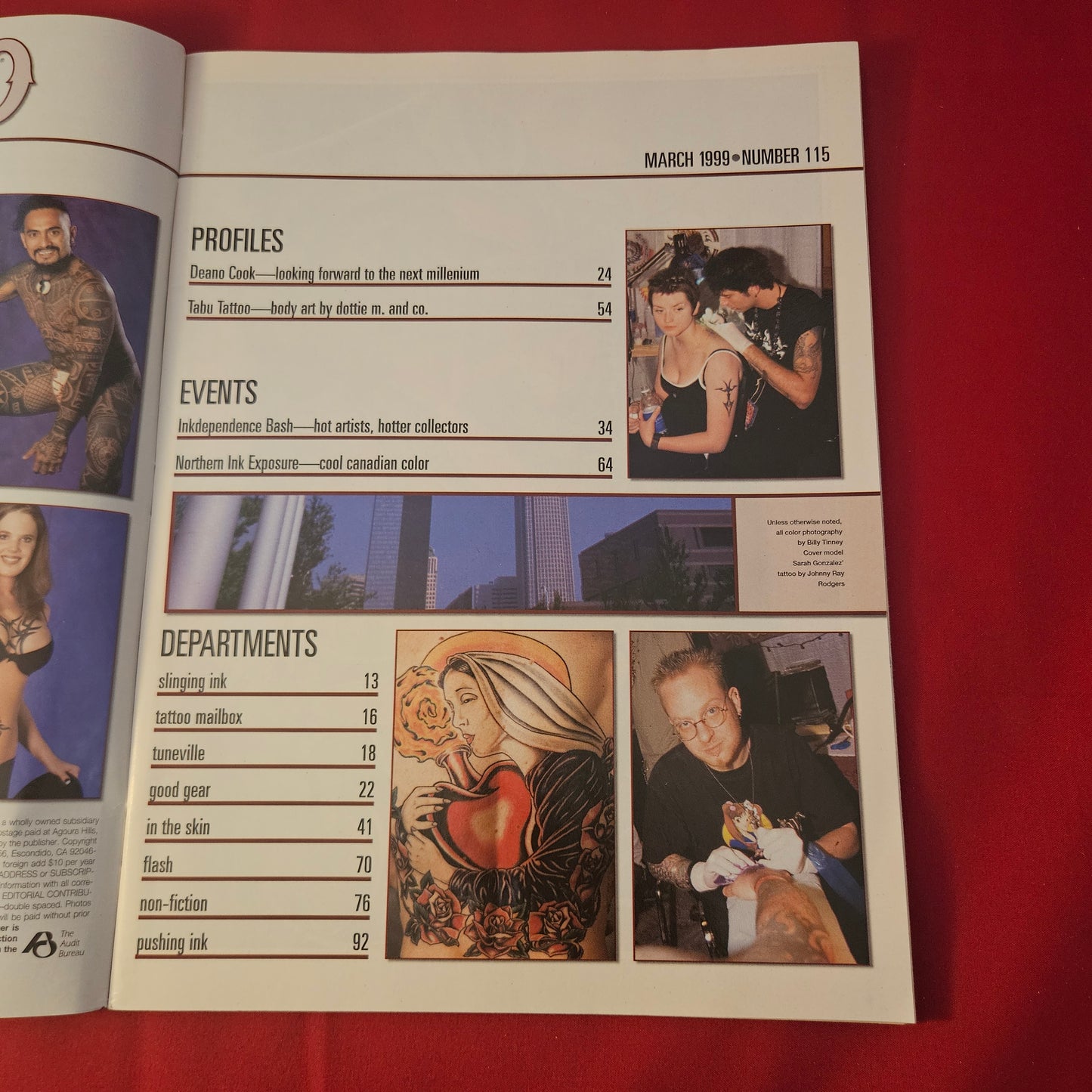Tattoo Magazine March 1999 Issue 115 (1317) Deano Cook Tahitian Ink Northern Expo