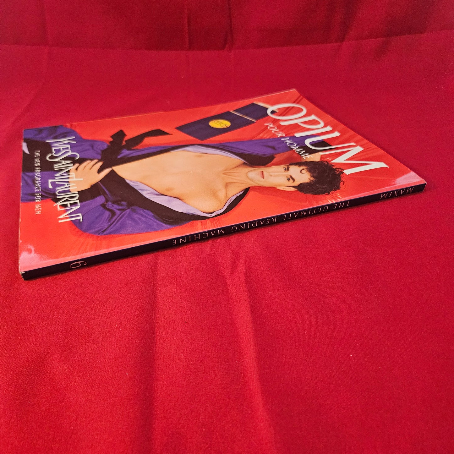 MAXIM Magazine October 1995 Issue 6 (1318) Sophie Marceau Biker Leather Harley