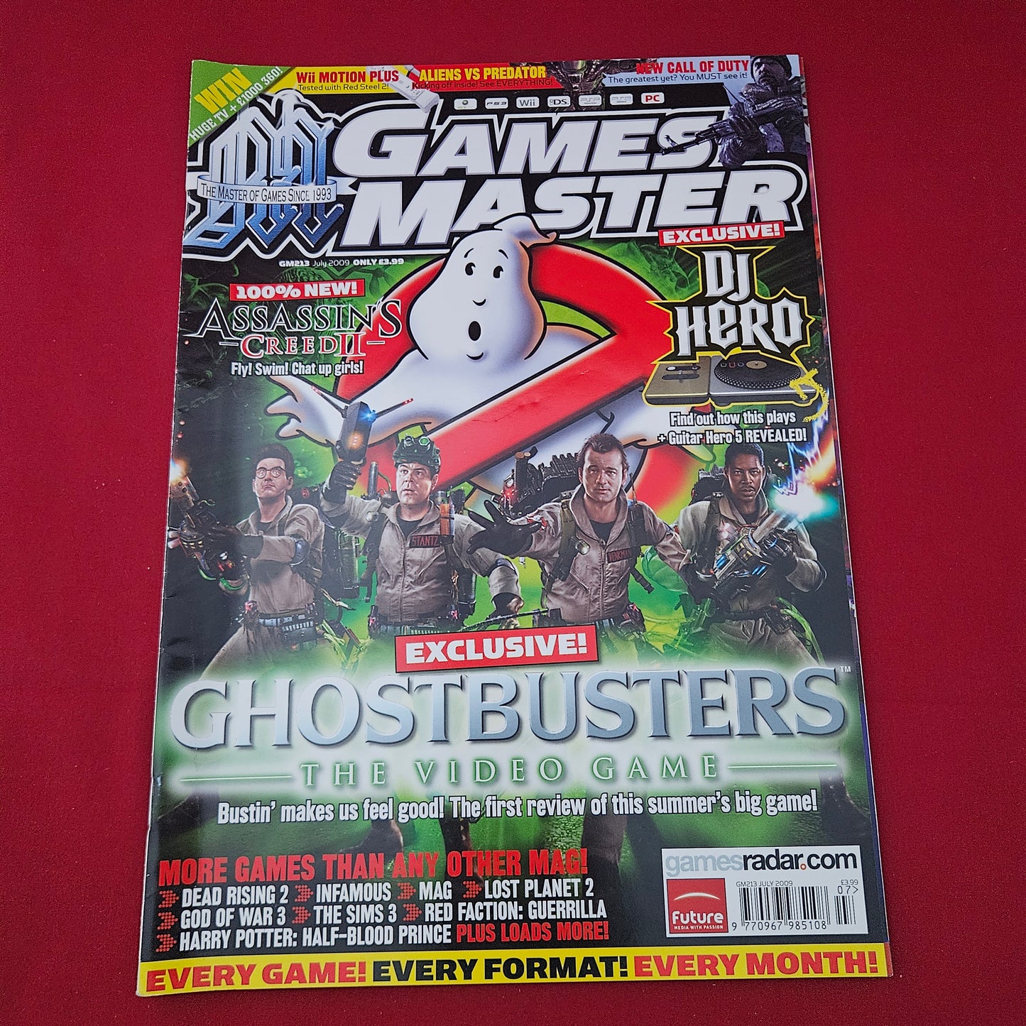 GamesMaster Magazine July 2009 Issue 213 (1319) Ghostbusters Assassin's Creed II