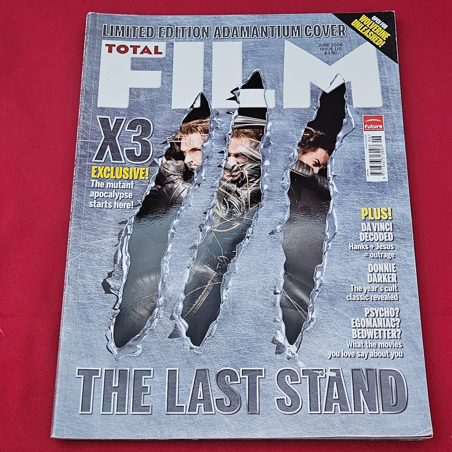 Total Film Magazine June 2006 Issue 115 (1319) X-MEN 3 Adamantium Cover Wolverine