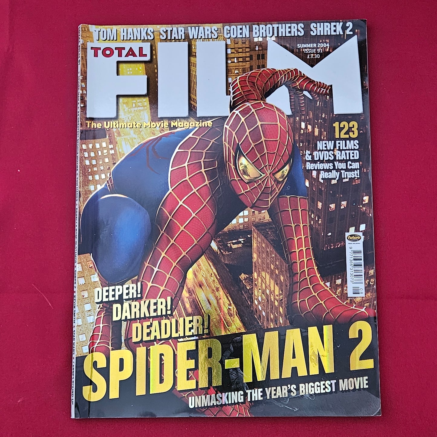 Total Film Magazine Summer 2004 Issue 91 (1319) SPIDER-MAN 2 Tobey Maguire Shrek 2
