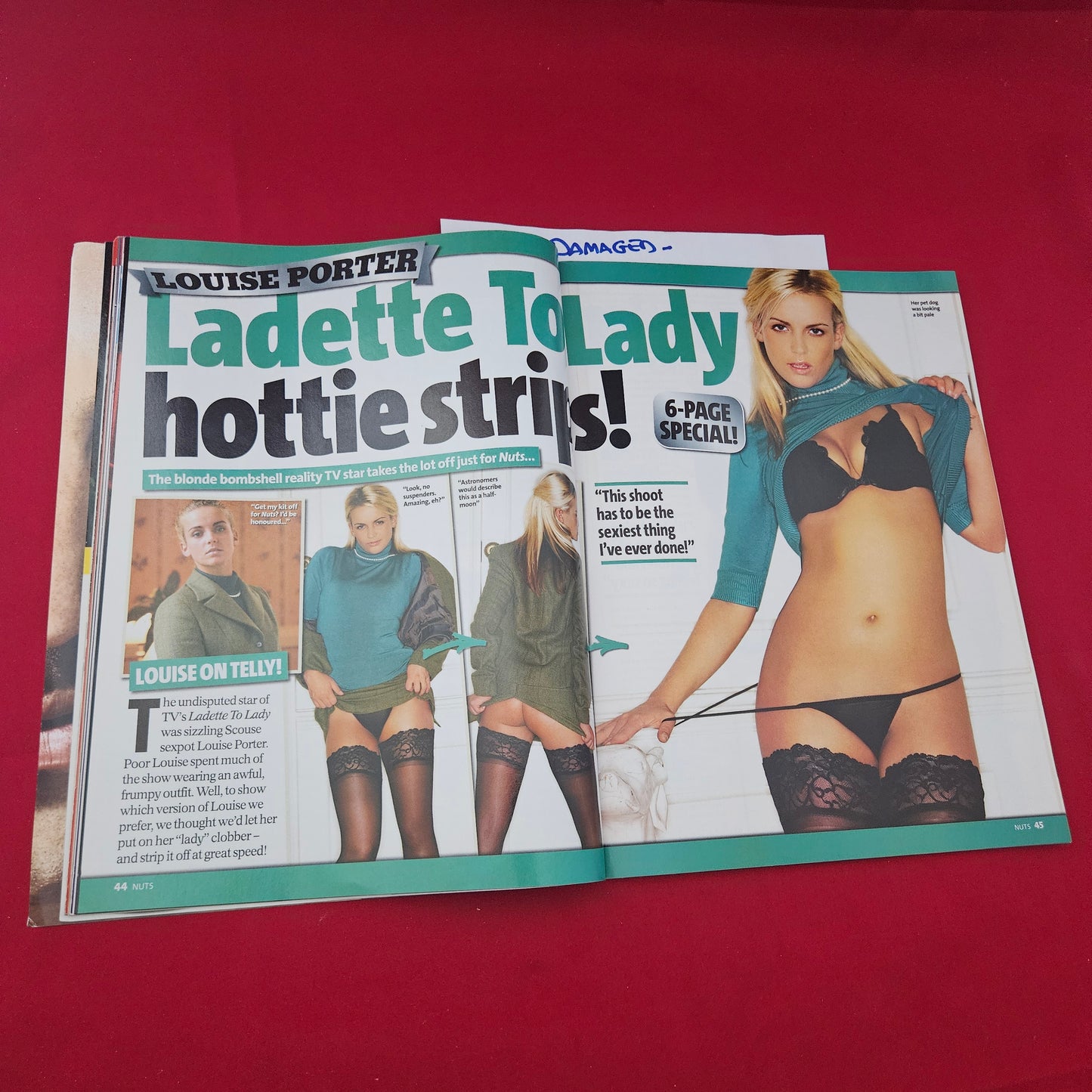 Nuts Magazine 8-14 December 2006 (1320) DAMAGED Louise Porter Kayleigh Pearson Myleene Klass