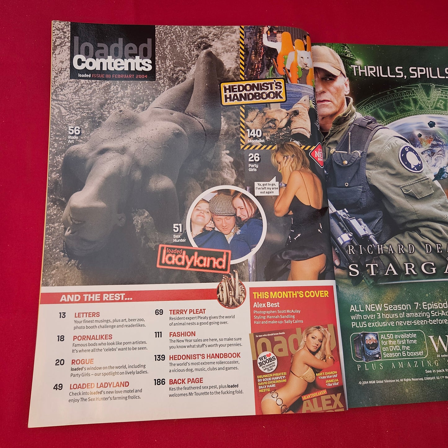 Loaded Magazine February 2004 Issue 118 (1322) Alex Best Michelle Marsh Jamelia