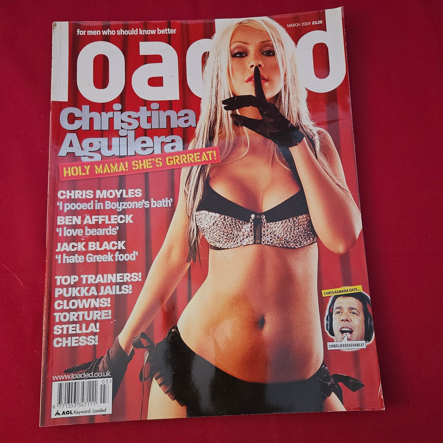 Loaded Magazine March 2004 Issue 119 (1322) Christina Aguilera Dita Von Teese