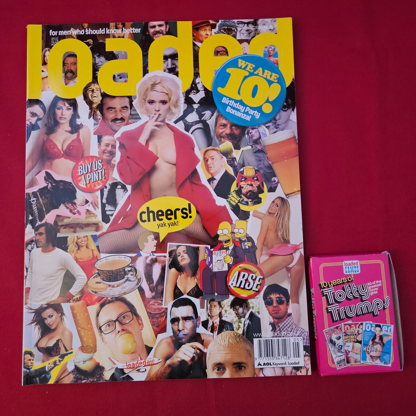 Loaded Magazine May 2004 Issue 121 (1322) Kate Lawler Totty Trumps Game