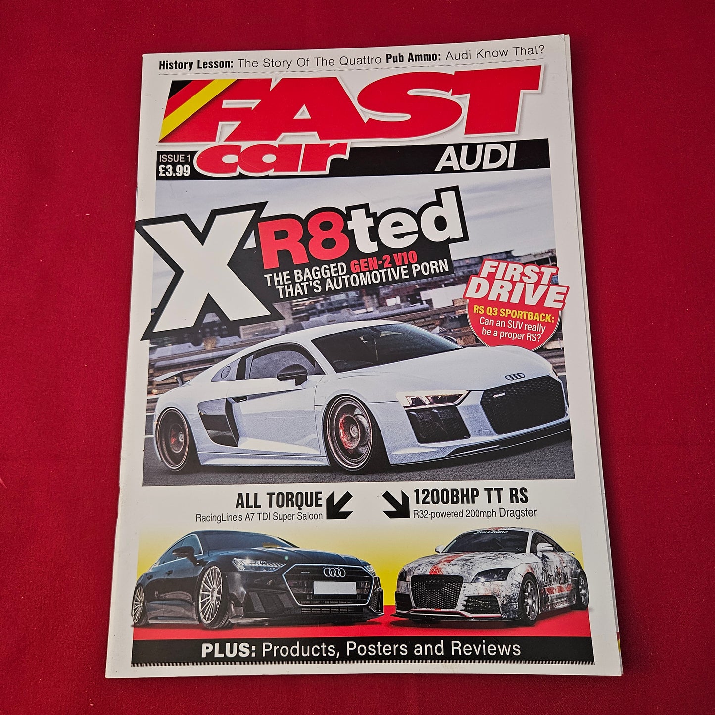 Fast Car Magazine Audi Issue 1 2020 (1323) Bagged R8 V10 1200BHP TT RS