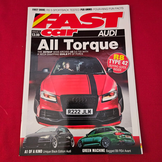 Fast Car Magazine Audi Issue 2 2020 (1323) Wide-Arch A5 TDI Bagged RS4 Avant