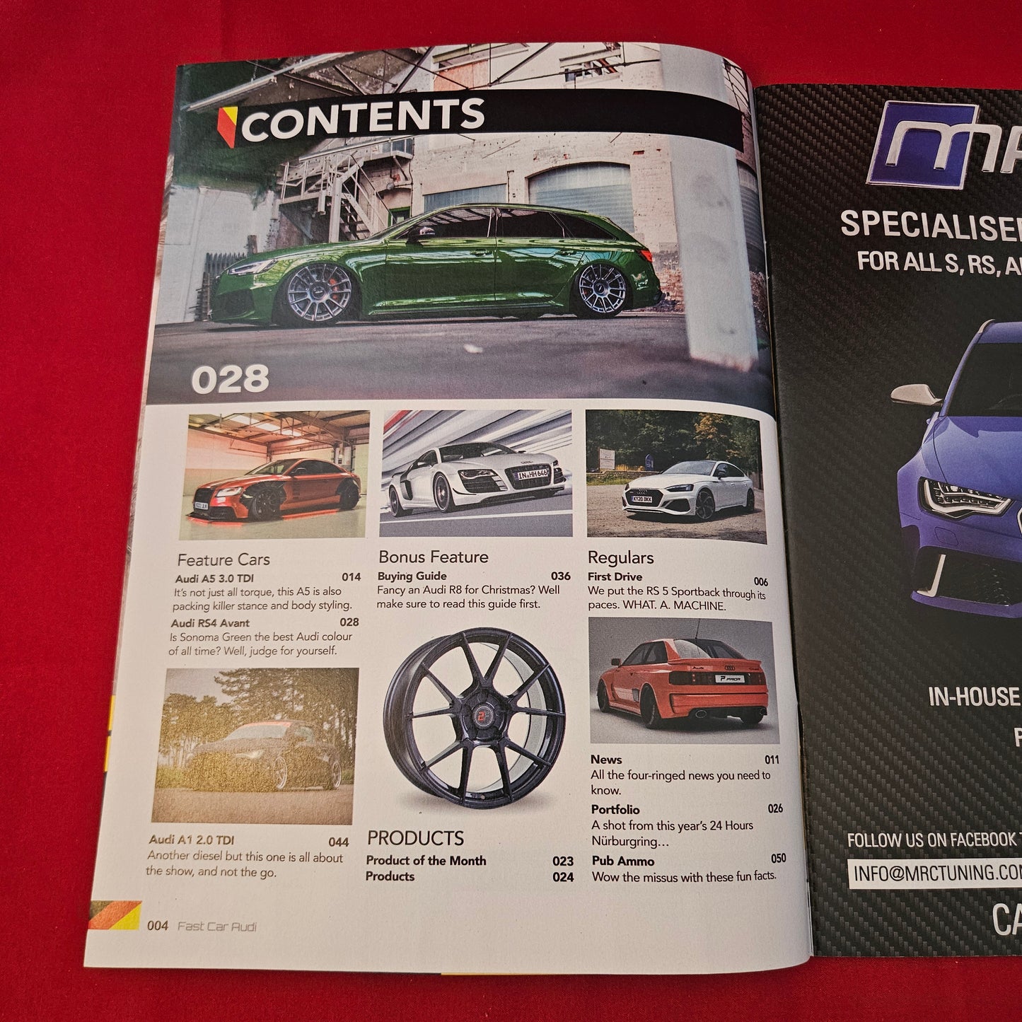 Fast Car Magazine Audi Issue 2 2020 (1323) Wide-Arch A5 TDI Bagged RS4 Avant