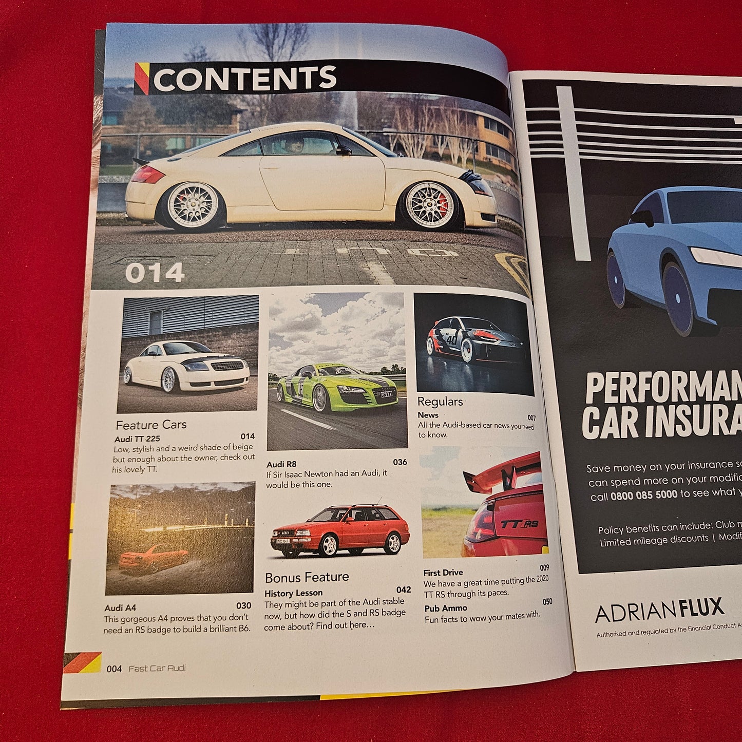 Fast Car Magazine Audi Issue 3 2020 (1323) Forged TT Mk1 Bagged R8 V10