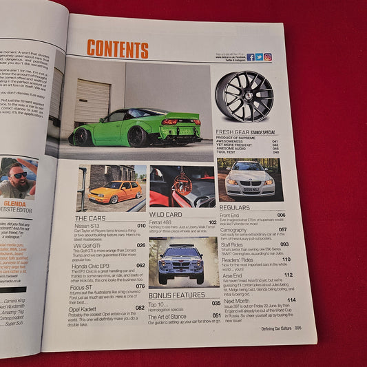 Fast Car Magazine July 2018 (1323) Nissan S13 Liberty Walk Ferrari 488
