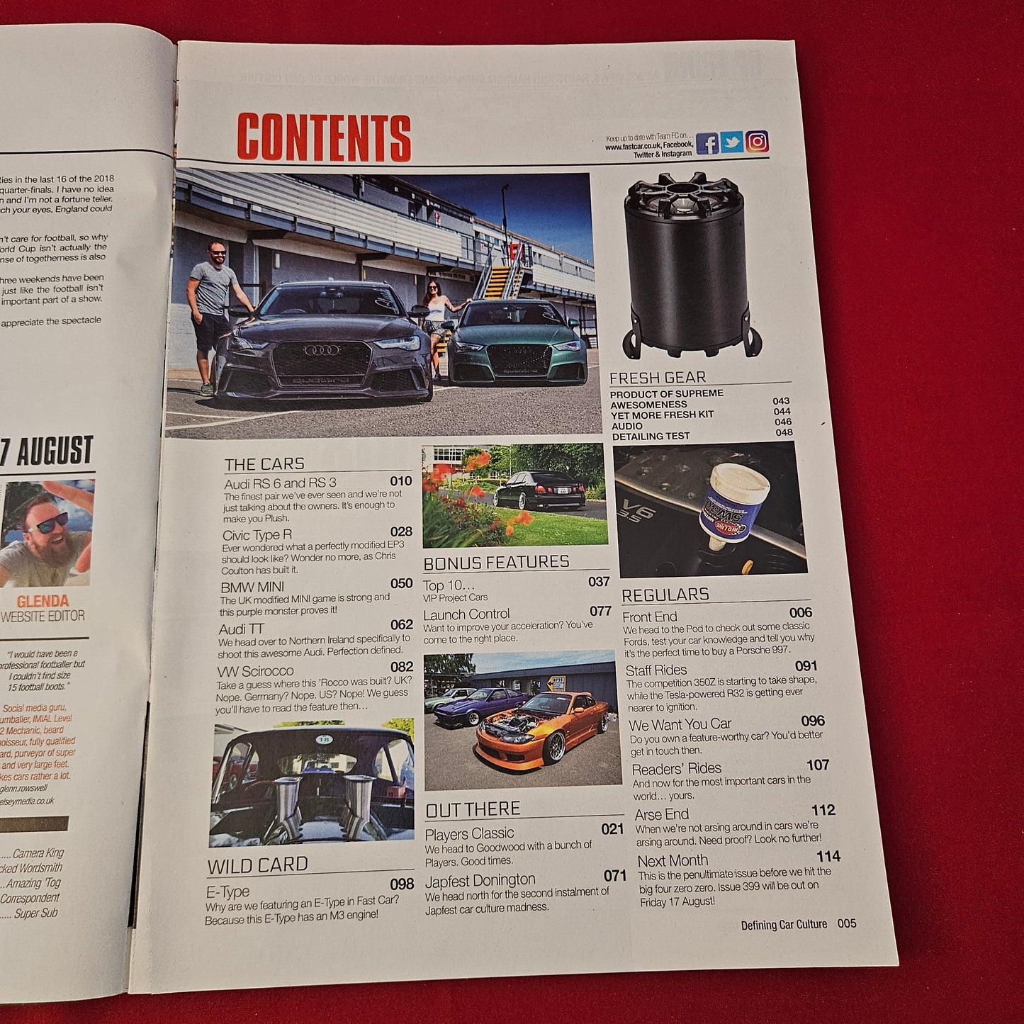 Fast Car Magazine September 2018 (1323) Carbon Audi RS6 RS3 M3-Swapped E-Type Amazon