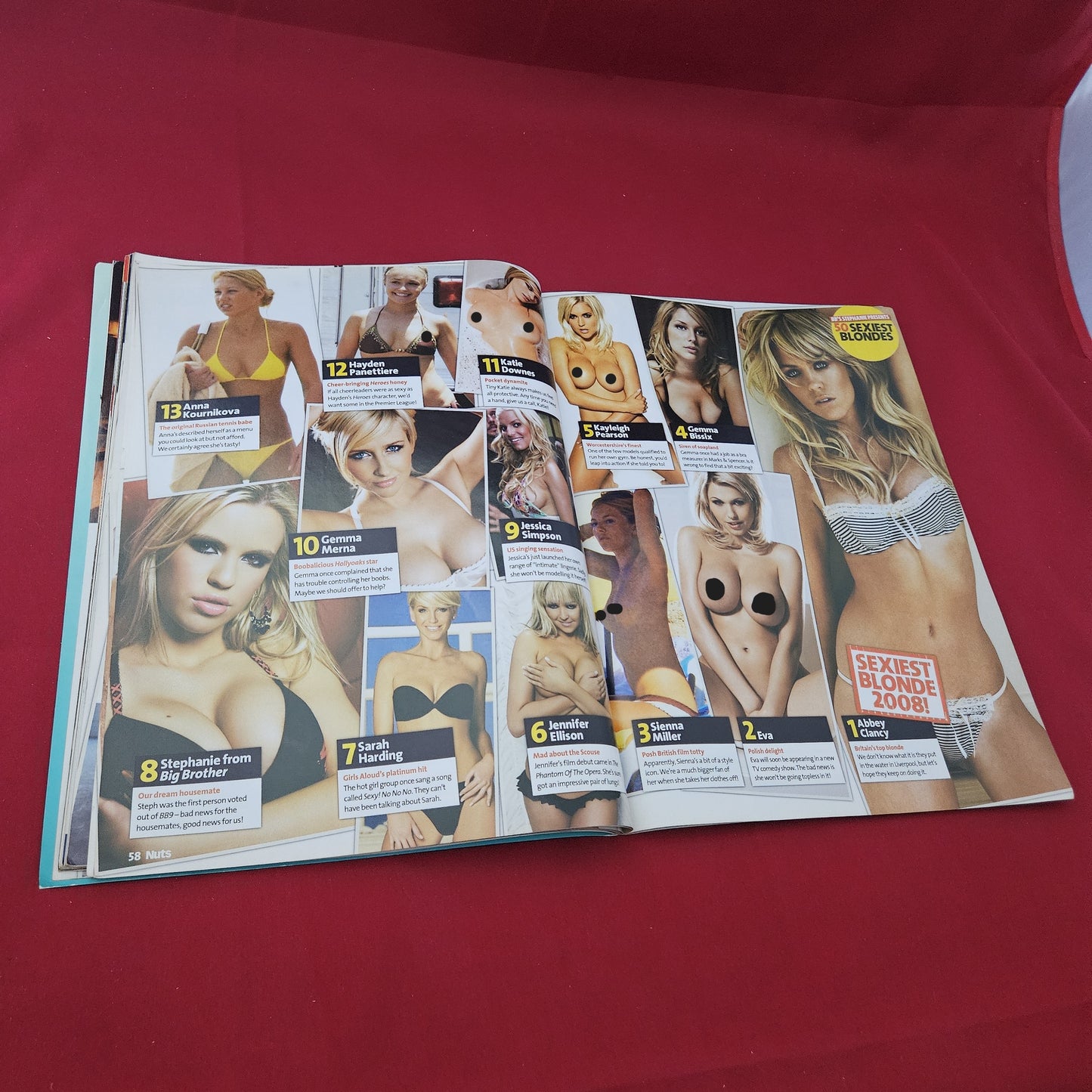 Nuts Magazine 25-31 July 2008 (1324) Abbey Clancy Sienna Miller Jennifer Ellison Sarah Harding