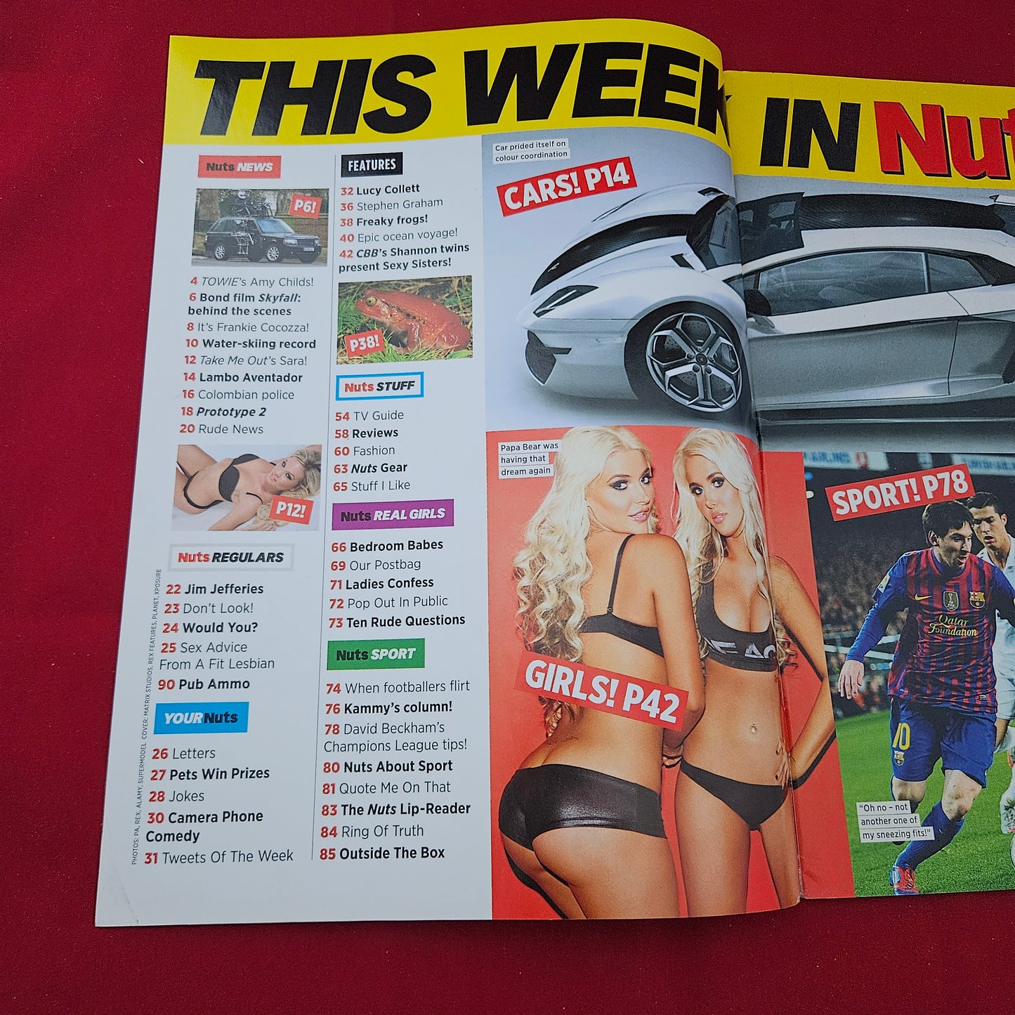 Nuts Magazine 10-16 February 2012 (1325) Shannon Twins Lucy Collett Sexy Sisters