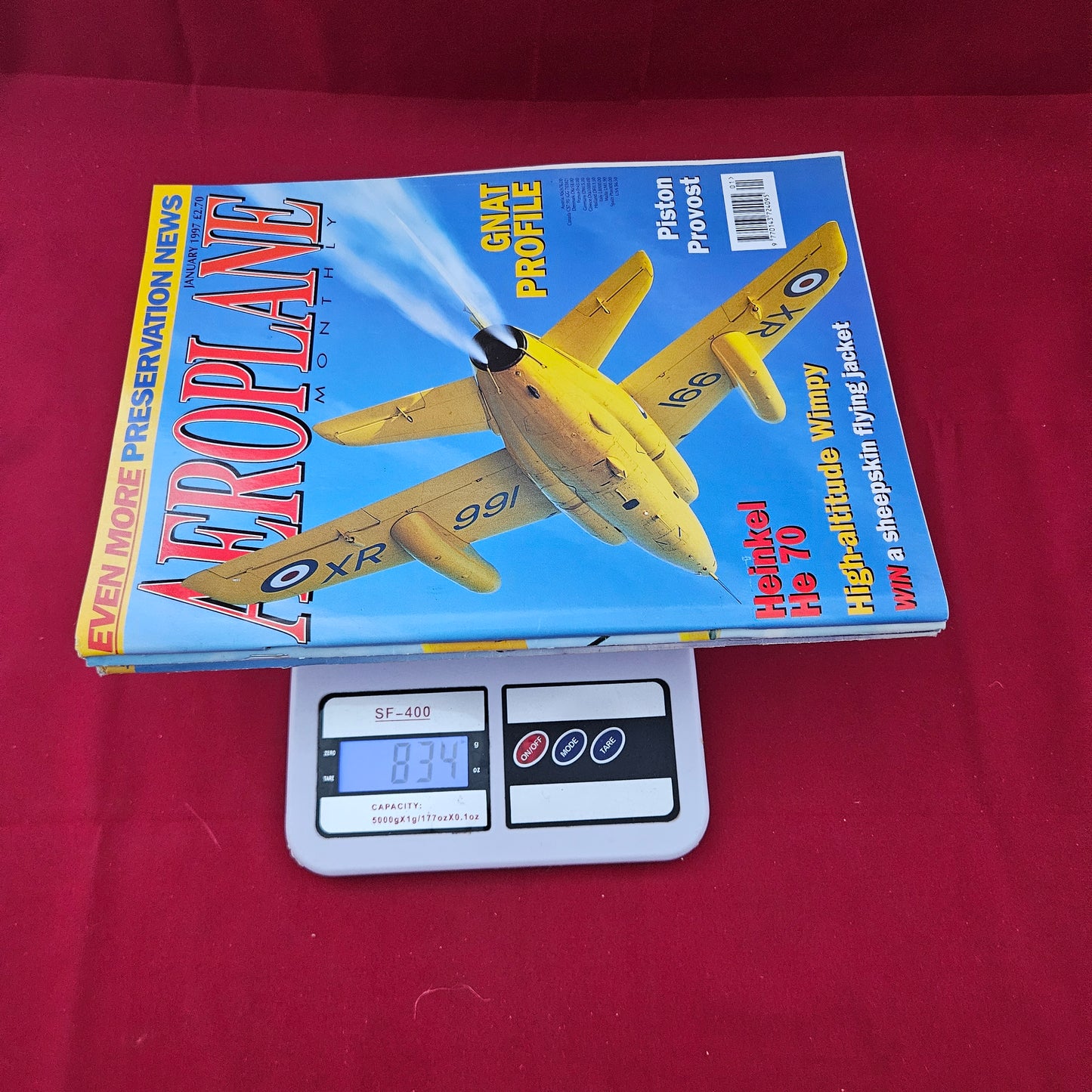 BUNDLE 4x AEROPLANE Monthly Magazines Job Lot 1997 Sequential Run (BJL0136)