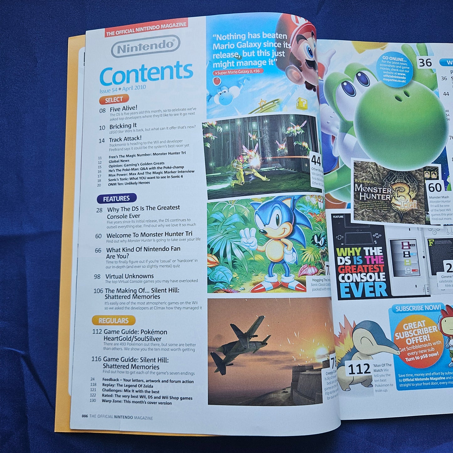 Official Nintendo Magazine Issue 54 April 2010 (1326) Super Mario Galaxy 2 Wii DS