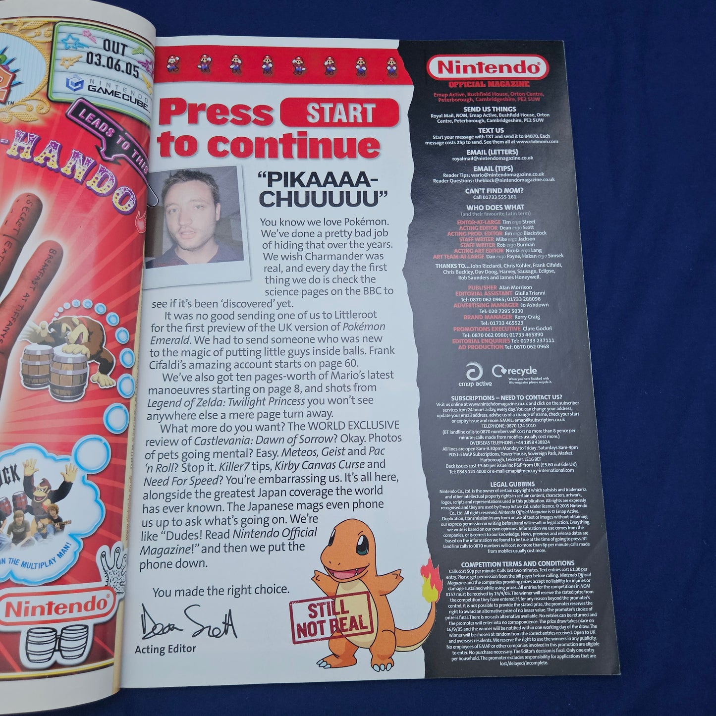 Official Nintendo Magazine September 2005 (1326) Mario Kart DS Castlevania Pokemon