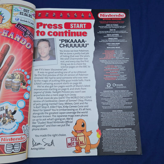 Official Nintendo Magazine September 2005 (1326) Mario Kart DS Castlevania Pokemon
