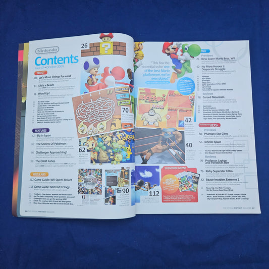 Official Nintendo Magazine Issue 47 October 2009 (1326) New Super Mario Bros Wii DS
