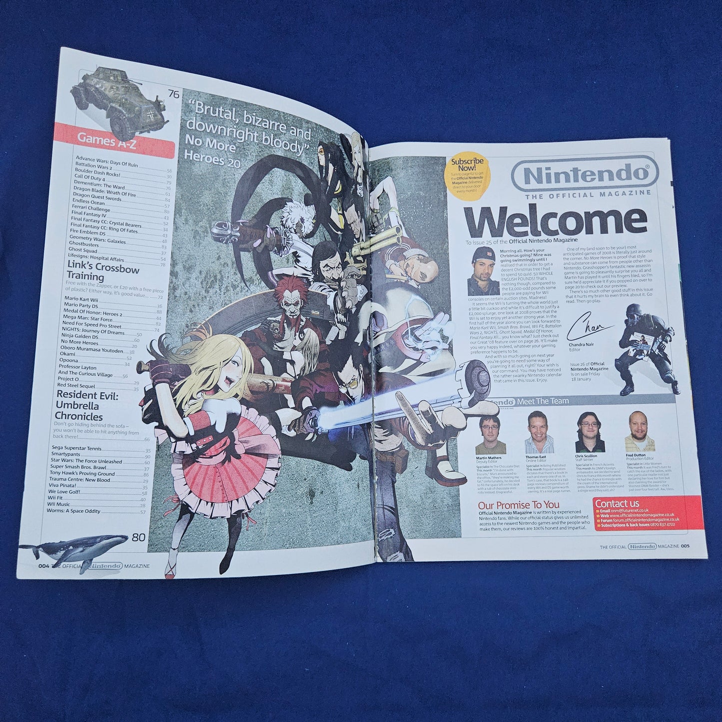 Official Nintendo Magazine Issue 25 January 2008 (1326) No More Heroes Mario Galaxy