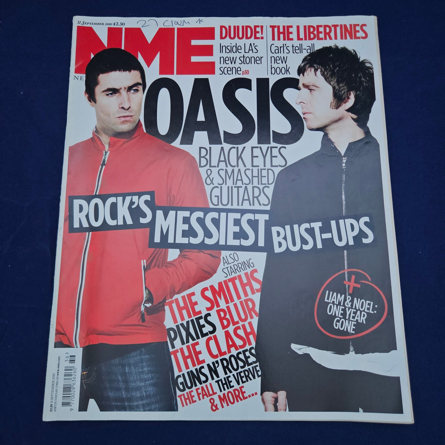 NME Magazine 11 September 2010 (1328) Oasis The Smiths Blur The Clash Guns N' Roses