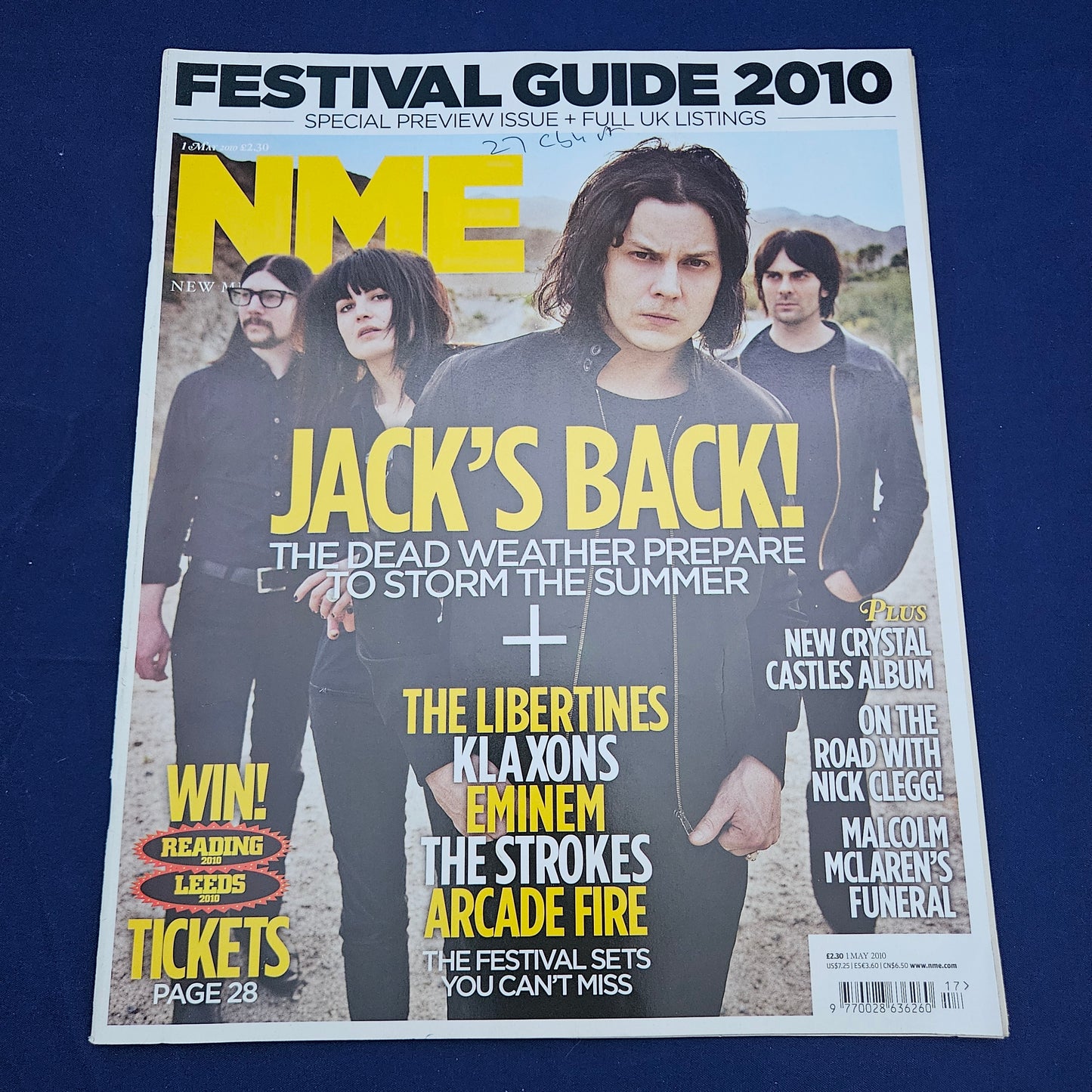 NME Magazine 1 May 2010 (1328) Jack White Dead Weather The Libertines Klaxons