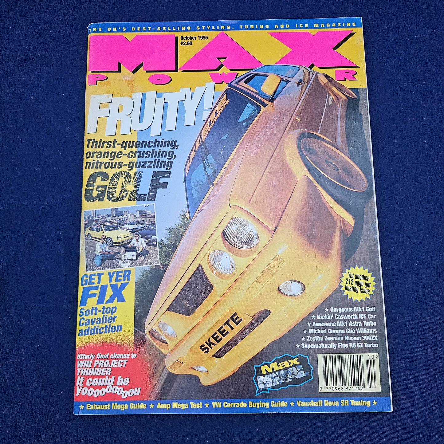 Max Power Magazine October 1995 (1329) Dimma Clio Williams Mk1 Golf Zeemax 300ZX