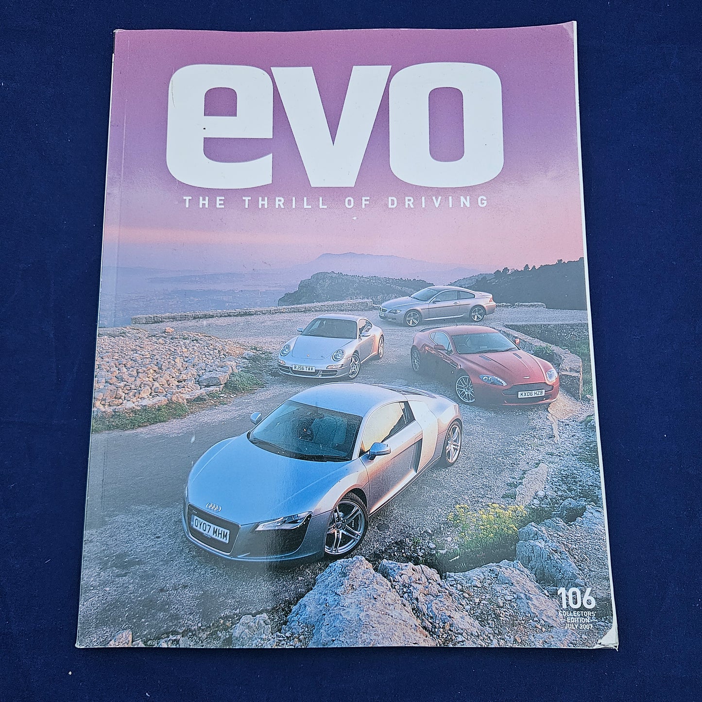 evo Magazine Issue 106 July 2007 (1332) Audi R8 Porsche 911 Aston Martin V8
