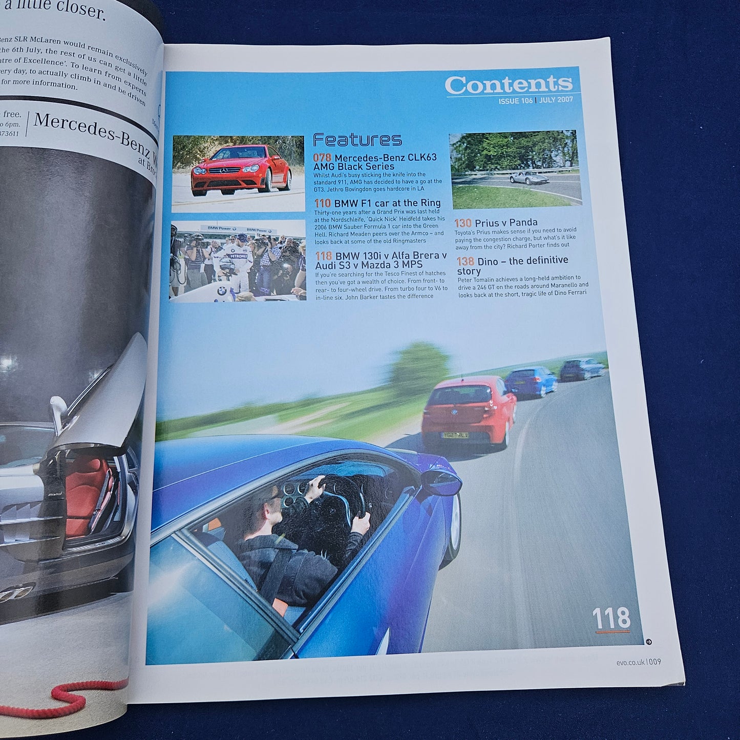 evo Magazine Issue 106 July 2007 (1332) Audi R8 Porsche 911 Aston Martin V8