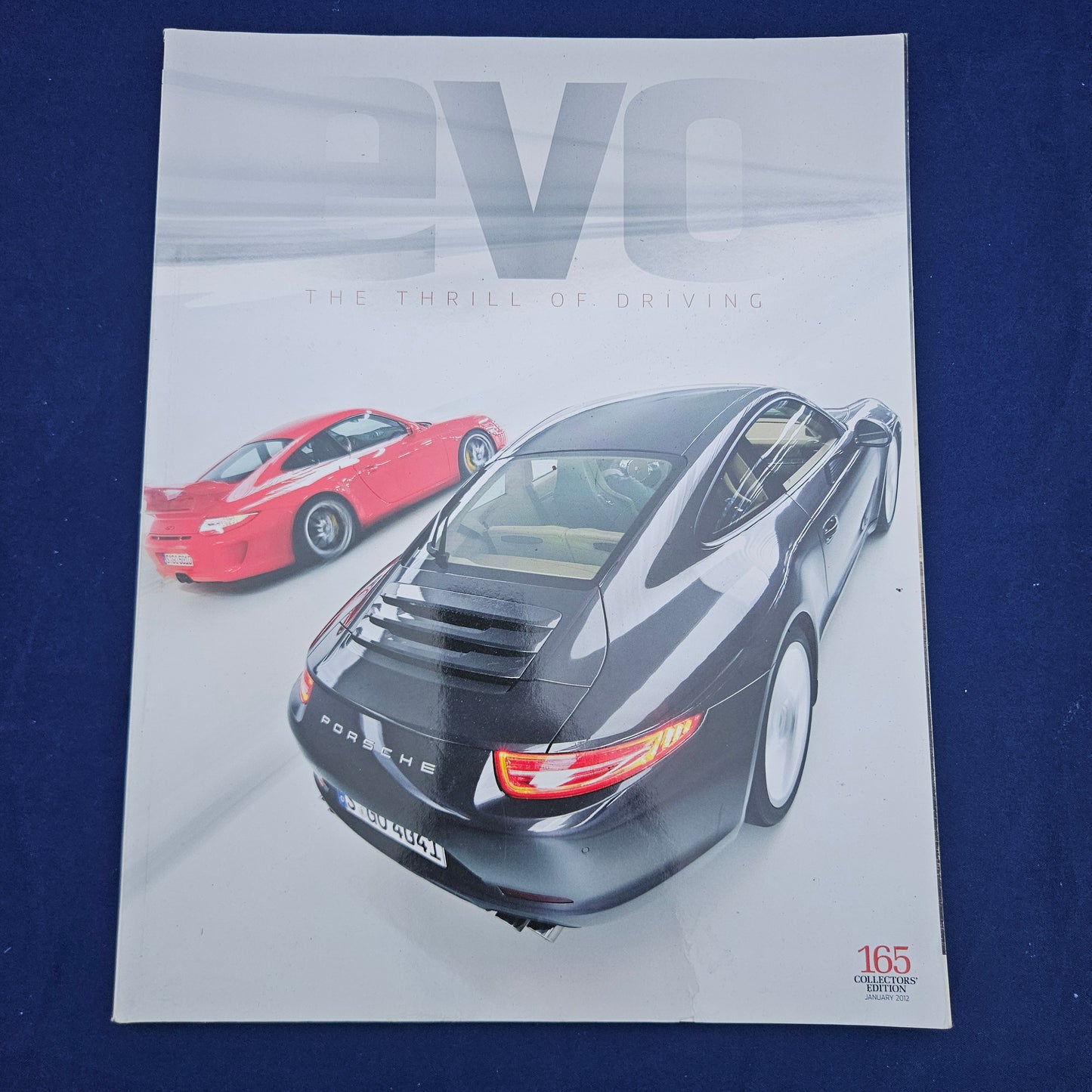 evo Magazine January 2012 (1332) Porsche 911 991 GT3 BMW M5 Jaguar XJ220 Track Car