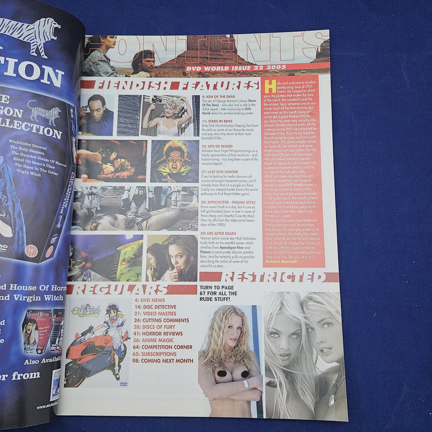 DVD World Magazine Issue 22 2005 (1336)(RARE) Jesse Jane Jessica Drake Marilyn Chambers