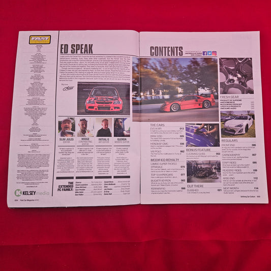 Fast Car Magazine July 2017 (1337) Mitsubishi Evo IX MR Ferrari F40 Lambo Civic