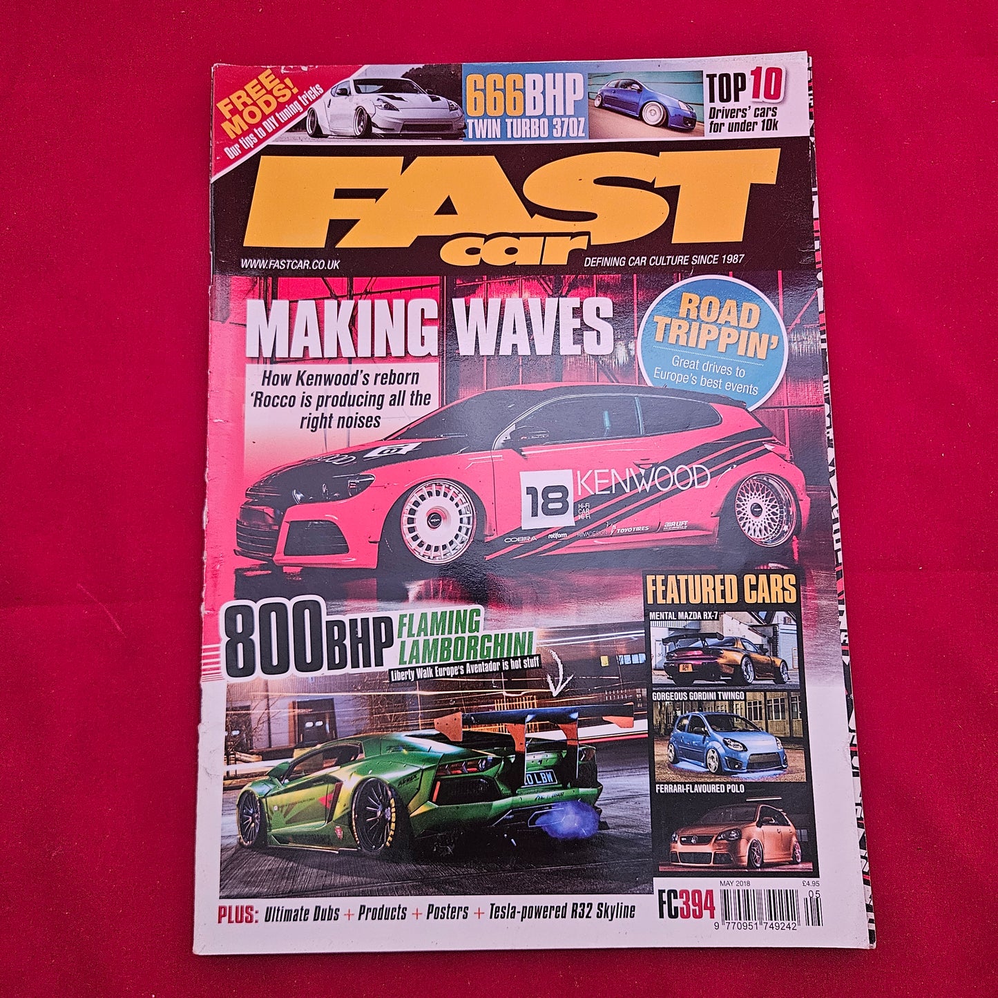 Fast Car Magazine May 2018 (1337) VW Scirocco Kenwood Liberty Walk Lamborghini