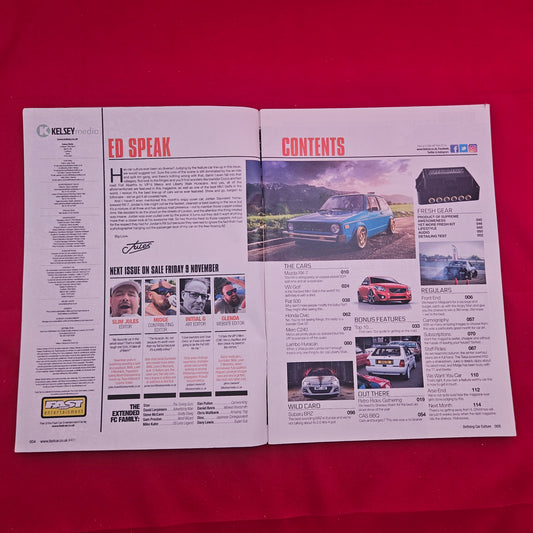 Fast Car Magazine November 2018 (1337) Mazda RX-7 VW Golf Mk1 Liberty Walk Huracan
