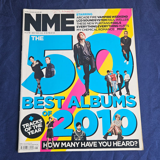 NME Magazine 4 December 2010 (1339) 50 Best Albums Arcade Fire My Chemical Romance