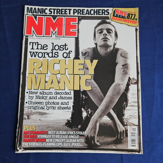 NME Magazine 16 May 2009 (1339) Manic Street Preachers Richey Edwards Maccabees